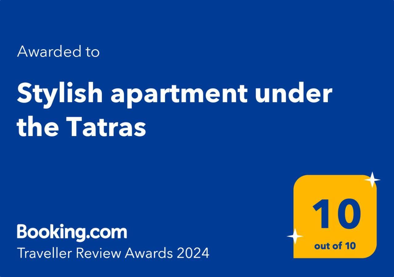 Stylish Apartment Under The Tatras Štrba Eksteriør billede